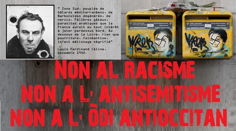 La haine anti-occitane est aussi grave que la haine antisémite