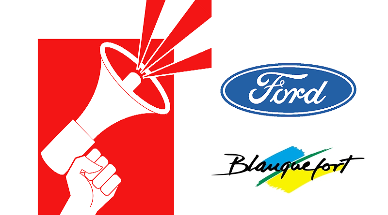 Solidaritat dab los salariats de l’usina Ford de Blancafòrt